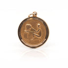 Ogden Of Harrogate Designer Jewellery 9ct Gold Aquarius Water Bearer Coin Charm