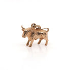 Ogden Of Harrogate Designer Jewellery 9ct Gold Bull Charm with Horns