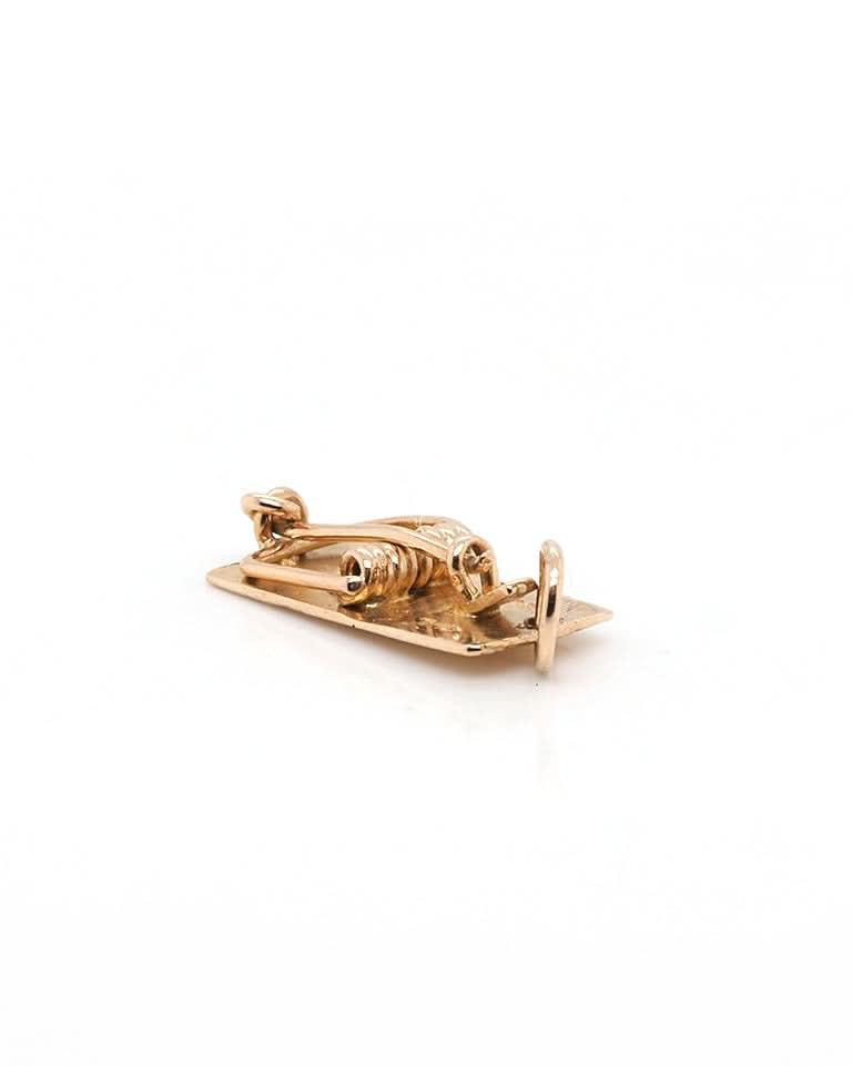 Ogden Of Harrogate Designer Jewellery 9ct Gold Mouse Trap Charm