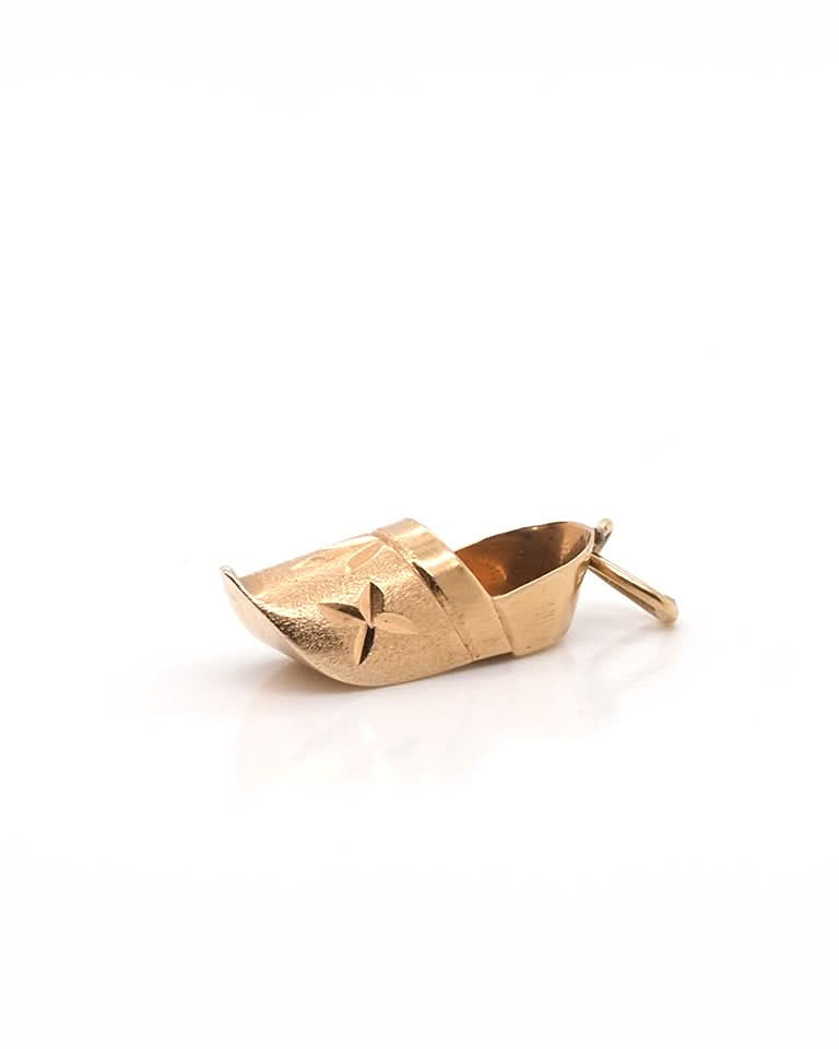 Ogden Of Harrogate Designer Jewellery 9ct Gold Shoe Charm