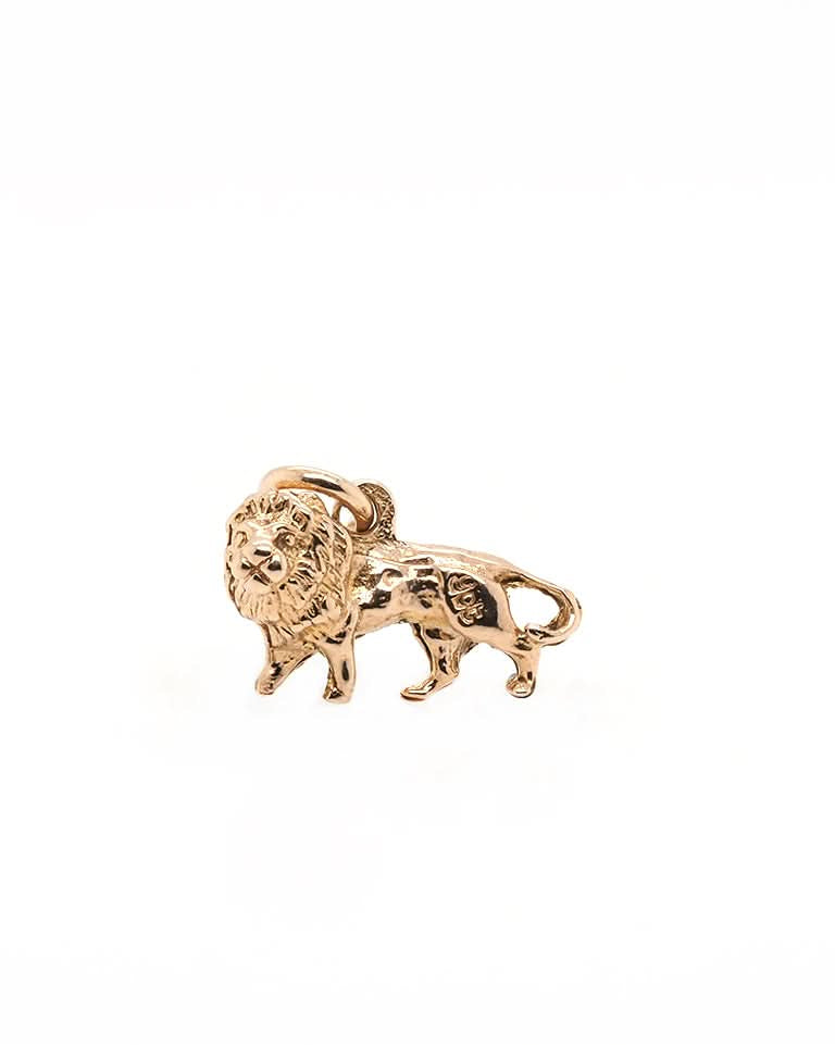 Ogden Of Harrogate Designer Jewellery 9ct Yellow Gold Lion Charm