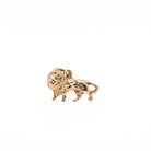 Ogden Of Harrogate Designer Jewellery 9ct Yellow Gold Lion Charm