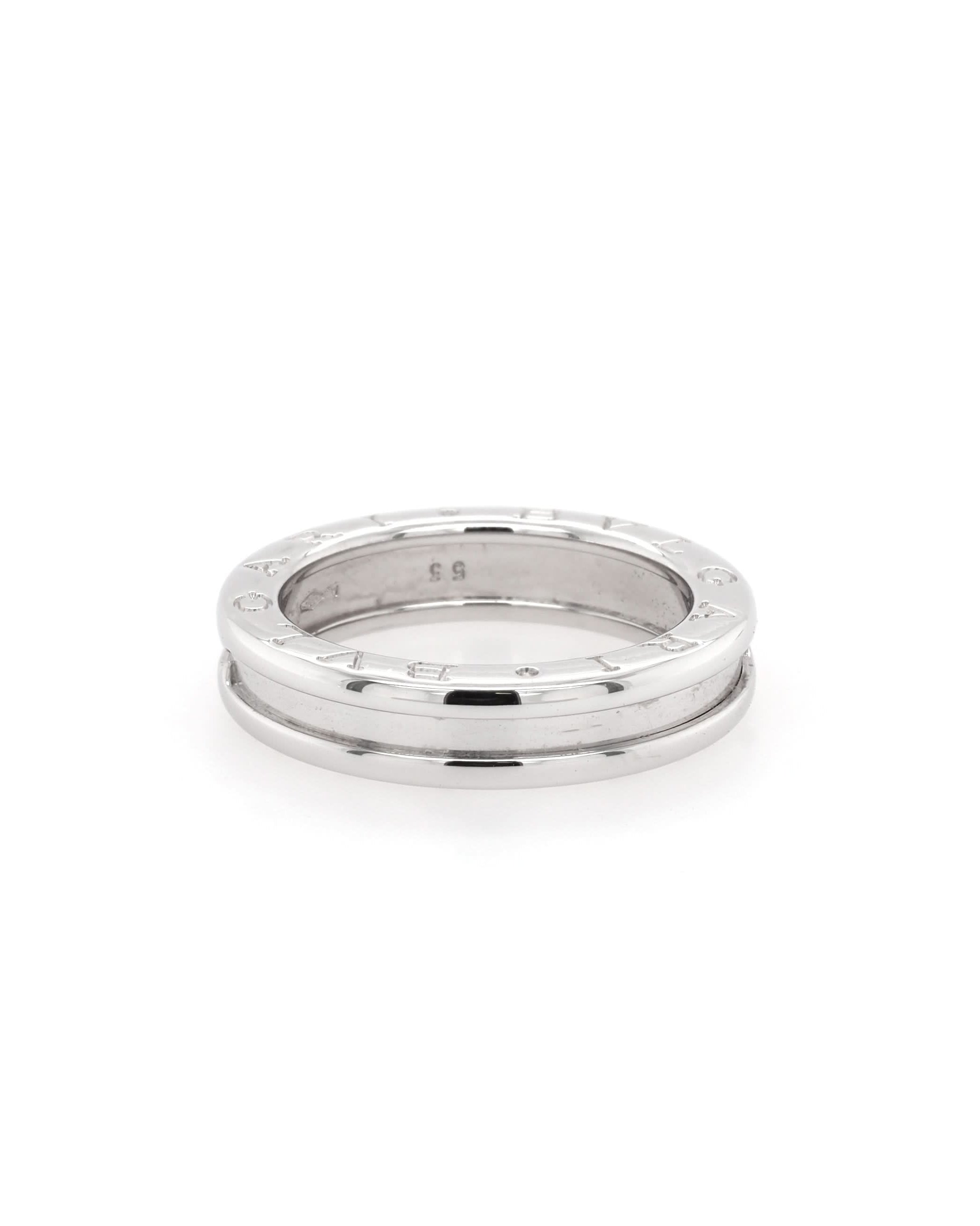Ogden of Harrogate Jewellery 18ct White Gold Bulgari B.zero1 Ring