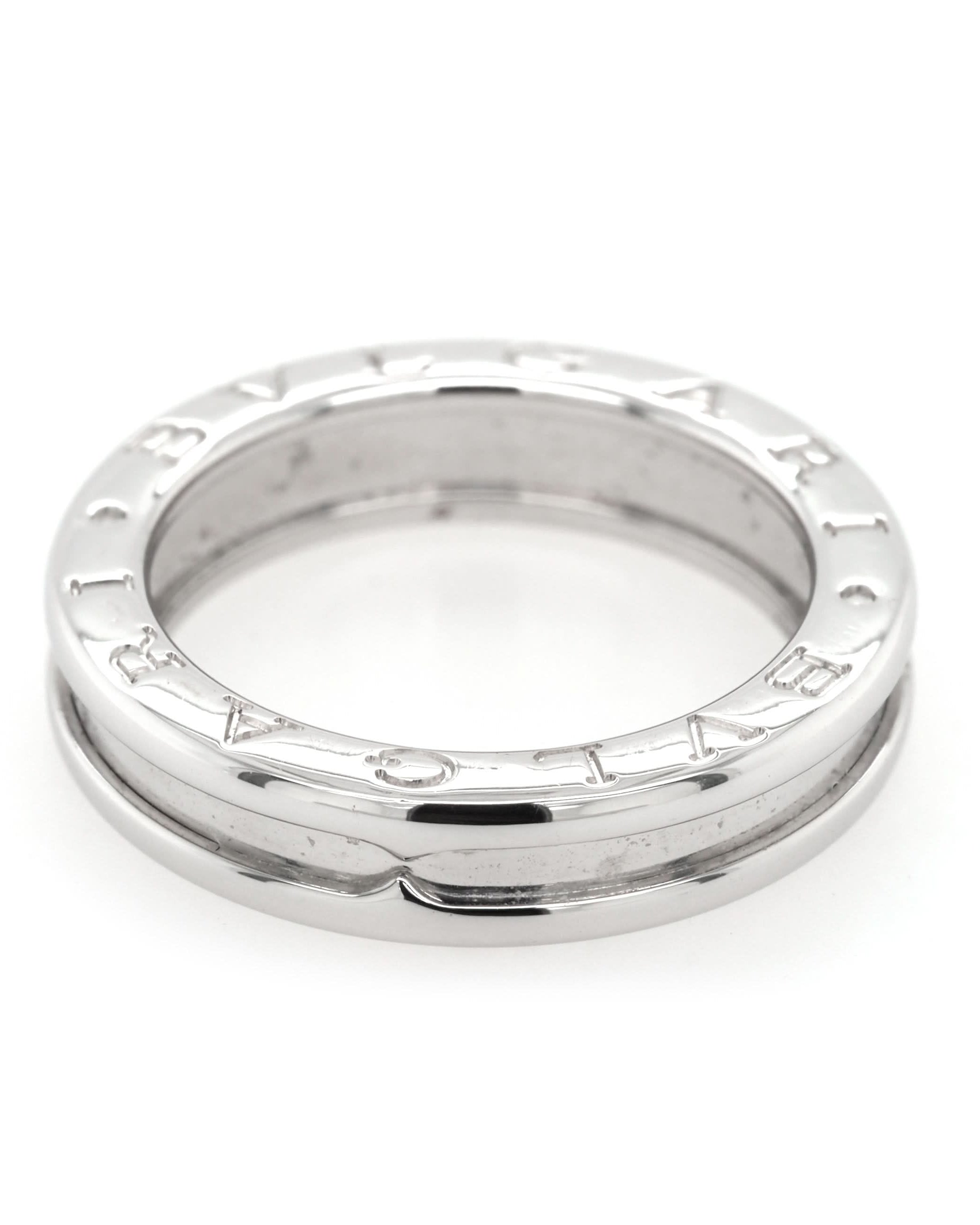 Ogden of Harrogate Jewellery 18ct White Gold Bulgari B.zero1 Ring