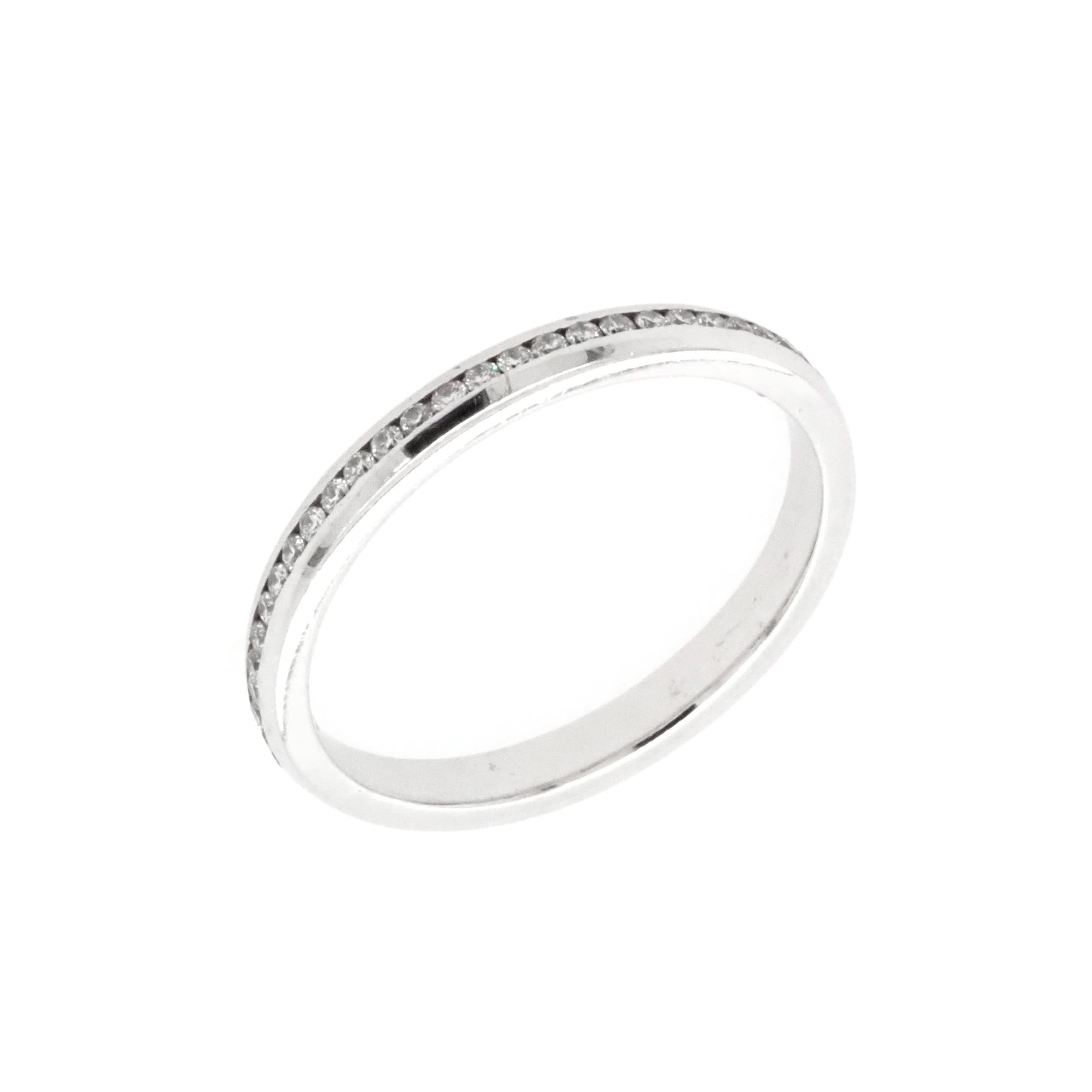 Ogden of Harrogate Jewellery 18ct White Gold Diamond Full-Eternity Ring