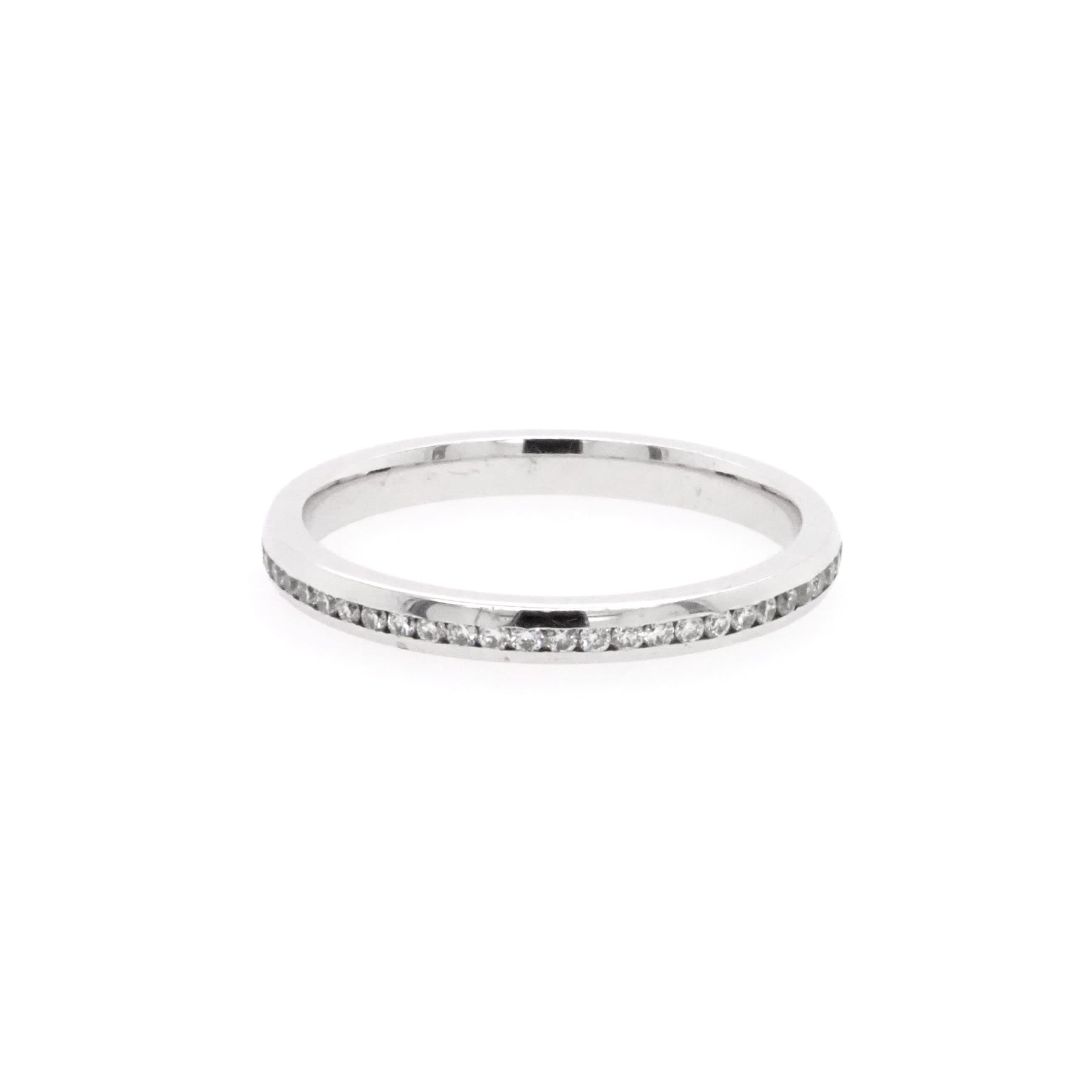 Ogden of Harrogate Jewellery 18ct White Gold Diamond Full-Eternity Ring