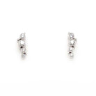 Ogden of Harrogate Jewellery 18ct White Gold Multi-Stone Diamond Earrings