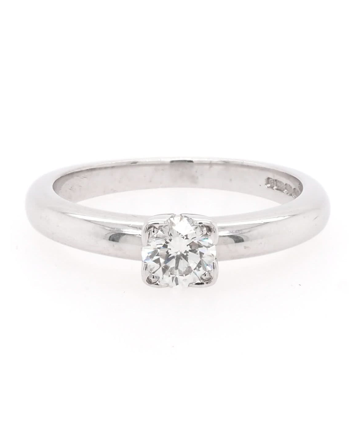 Ogden of Harrogate Jewellery 18ct White Gold Single-Stone Diamond Ring