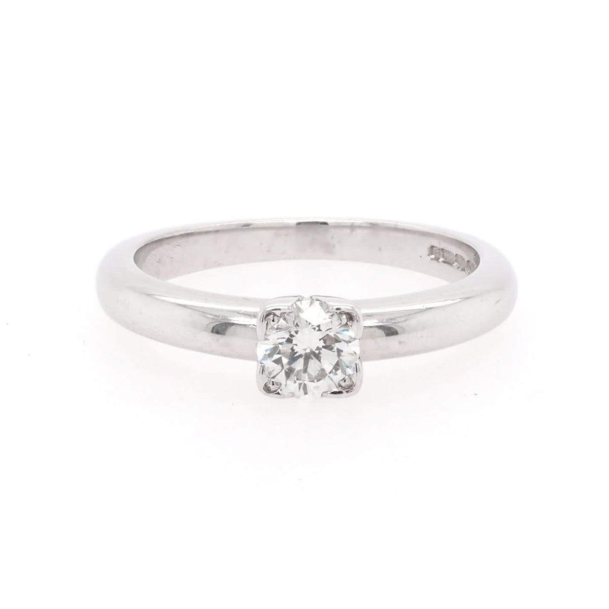 Ogden of Harrogate Jewellery 18ct White Gold Single-Stone Diamond Ring
