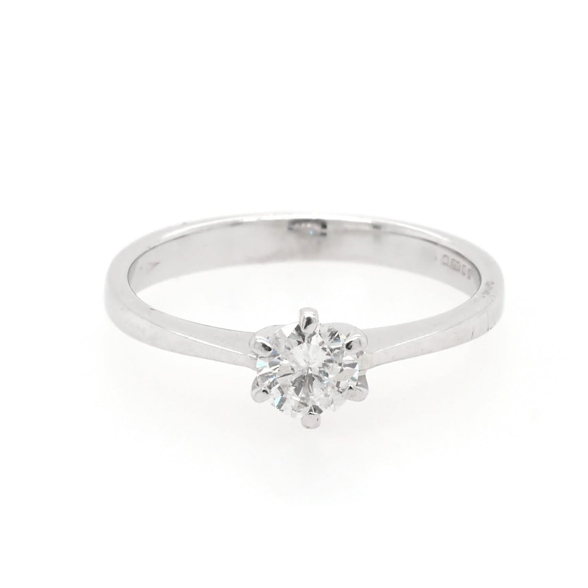 Ogden of Harrogate Jewellery 18ct White Gold Single-Stone Diamond Solitaire Ring