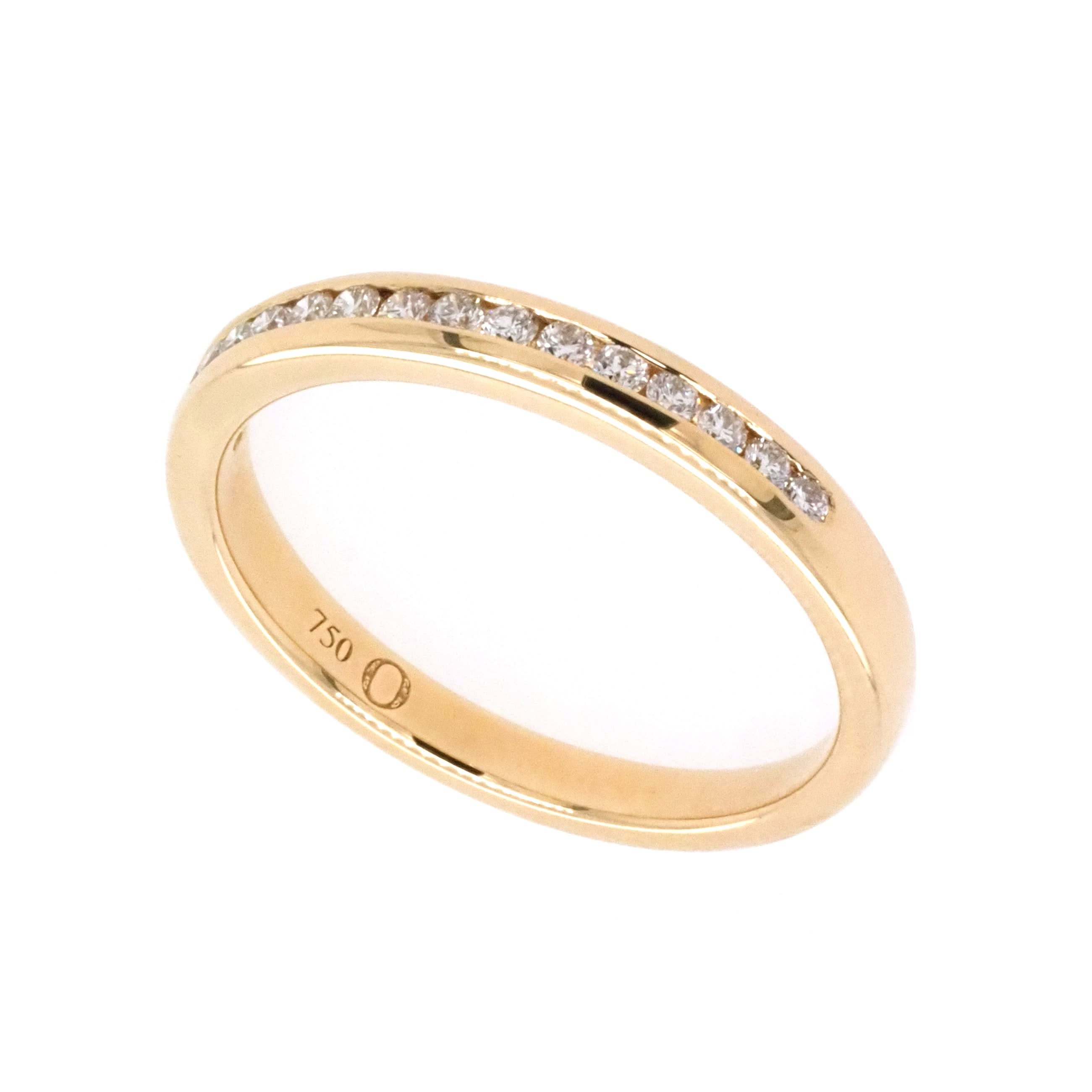 Ogden of Harrogate Jewellery 18ct Yellow Gold Diamond Half Eternity Ring