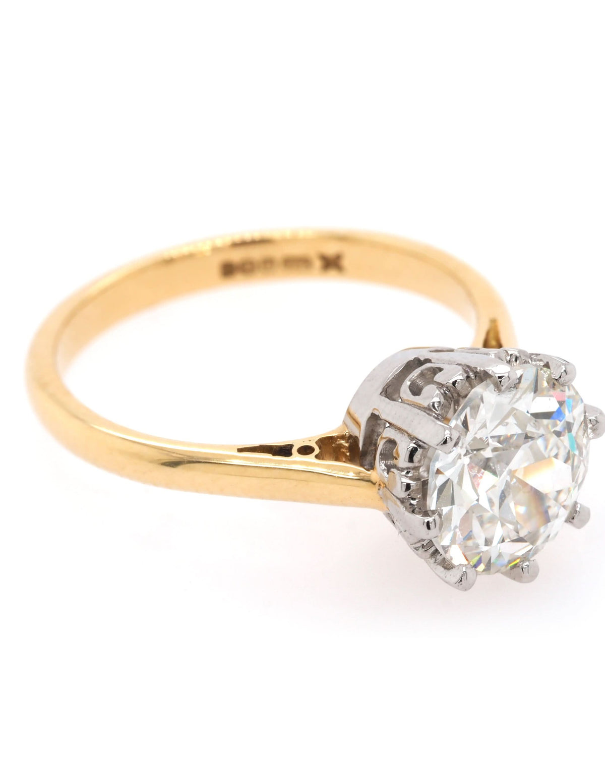 Ogden of Harrogate Jewellery 18ct Yellow Gold Diamond Solitaire Ring