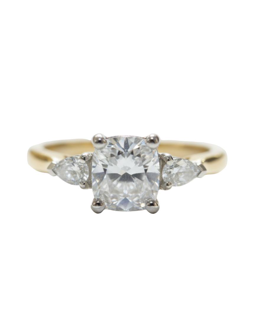 Ogden of Harrogate Jewellery 18ct Yellow Gold Diamond Three Stone Ring