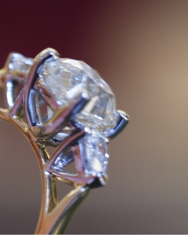 Ogden of Harrogate Jewellery 18ct Yellow Gold Diamond Three Stone Ring