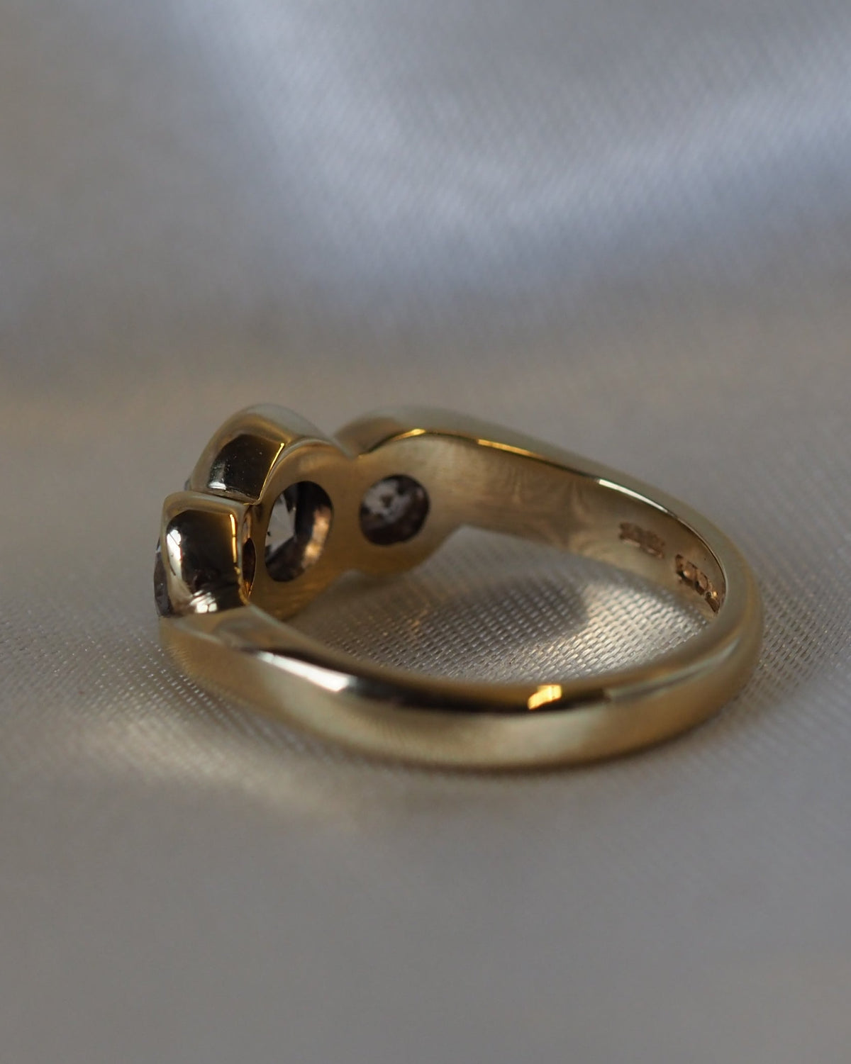 Ogden of Harrogate Jewellery 18ct Yellow Gold Three Stone Ring *POA*