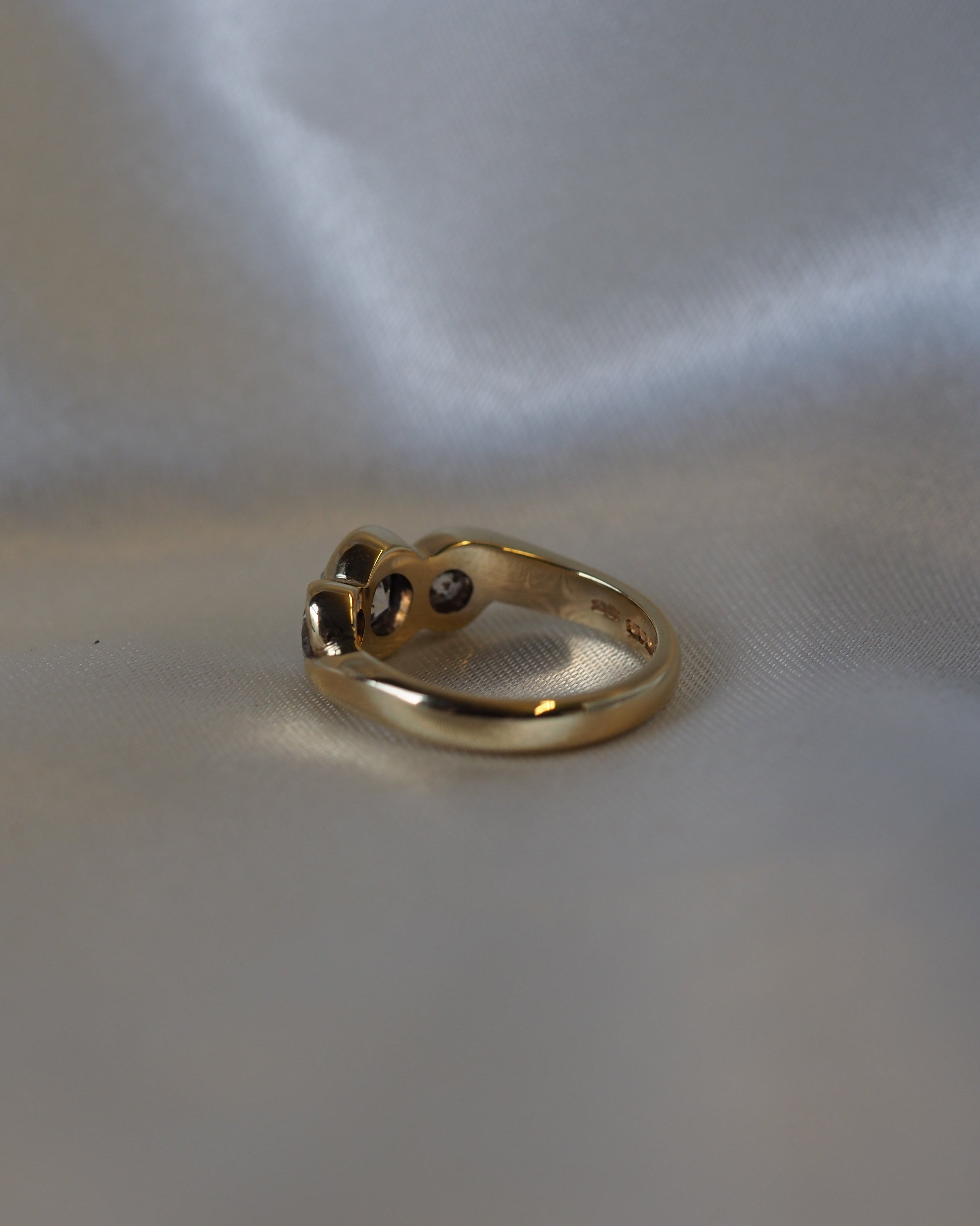 Ogden of Harrogate Jewellery 18ct Yellow Gold Three Stone Ring *POA*