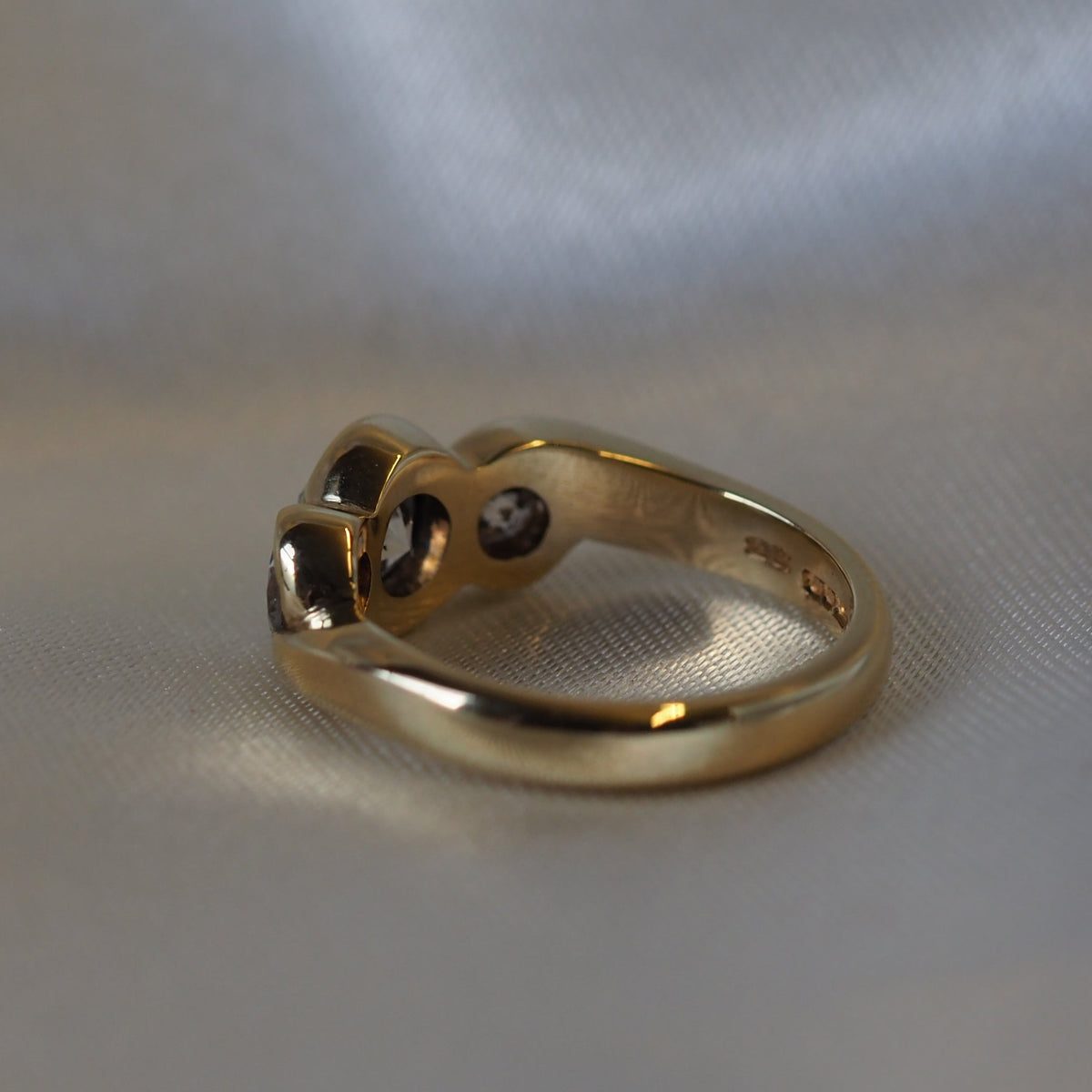 Ogden of Harrogate Jewellery 18ct Yellow Gold Three Stone Ring *POA*