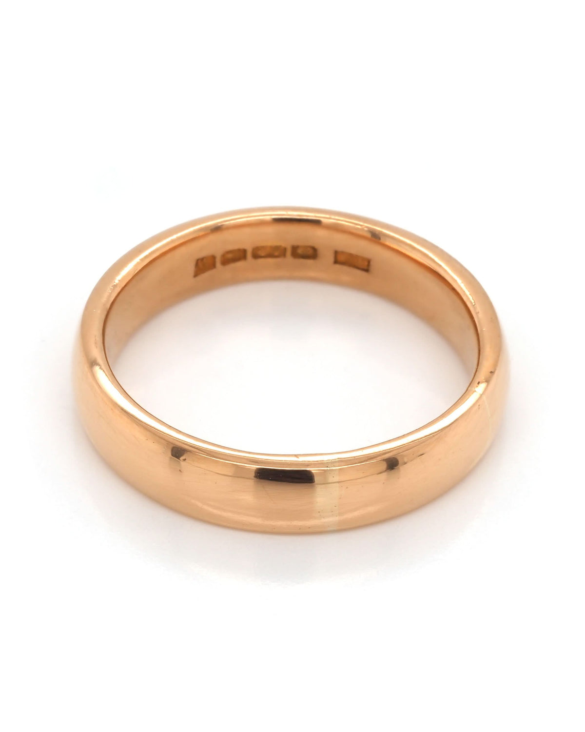 Ogden of Harrogate Jewellery 22ct Rose Gold Wedding Band, c.1921