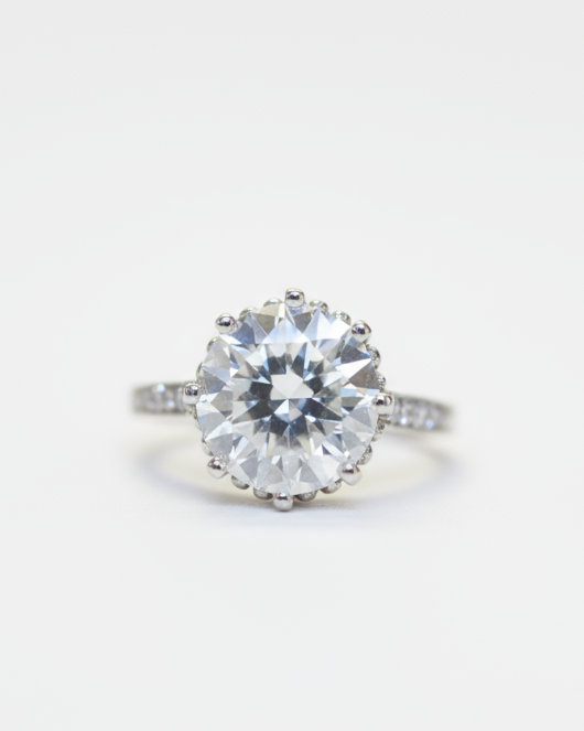 Ogden of Harrogate Jewellery 3.71ct Diamond Solitaire Ring circa 1930 Set in Platinum