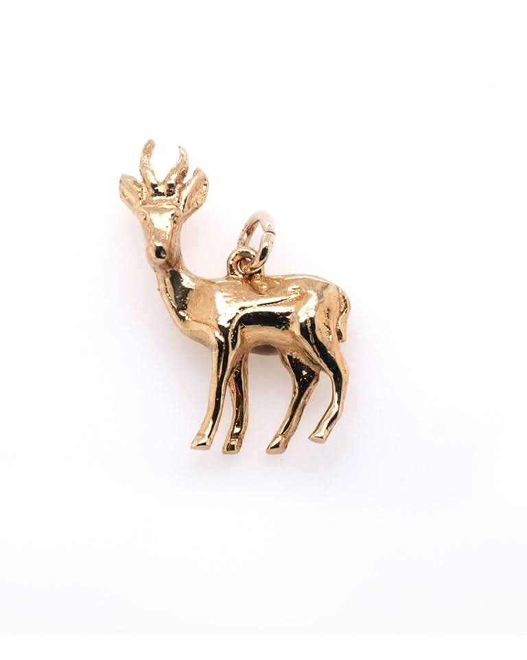 Ogden of Harrogate Jewellery 9ct Gold Deer Charm