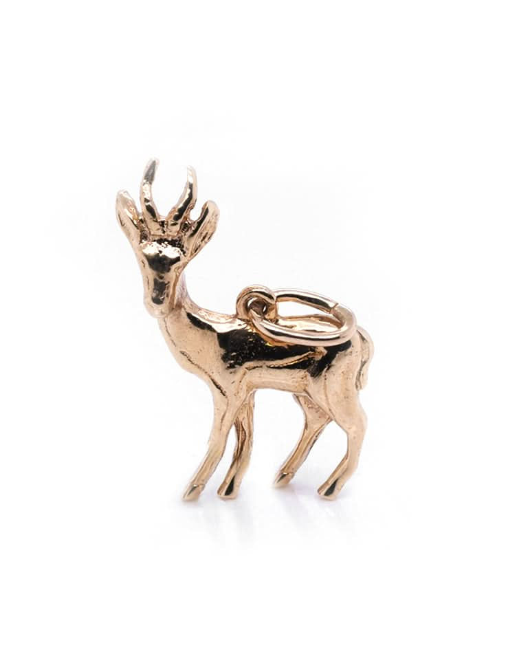Ogden of Harrogate Jewellery 9ct Gold Deer Charm