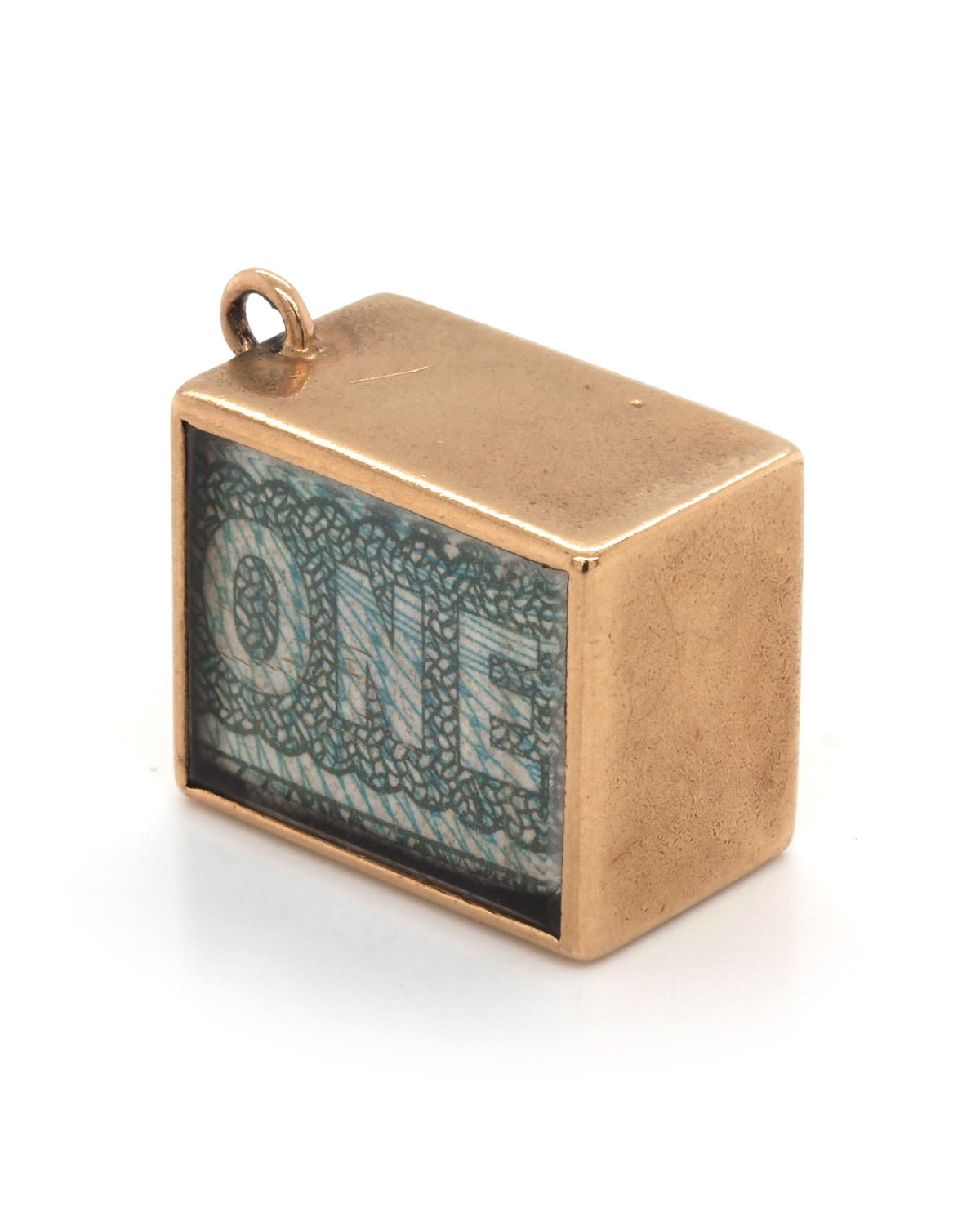 Ogden of Harrogate Jewellery 9ct Yellow Gold £1 Emergency Box Charm