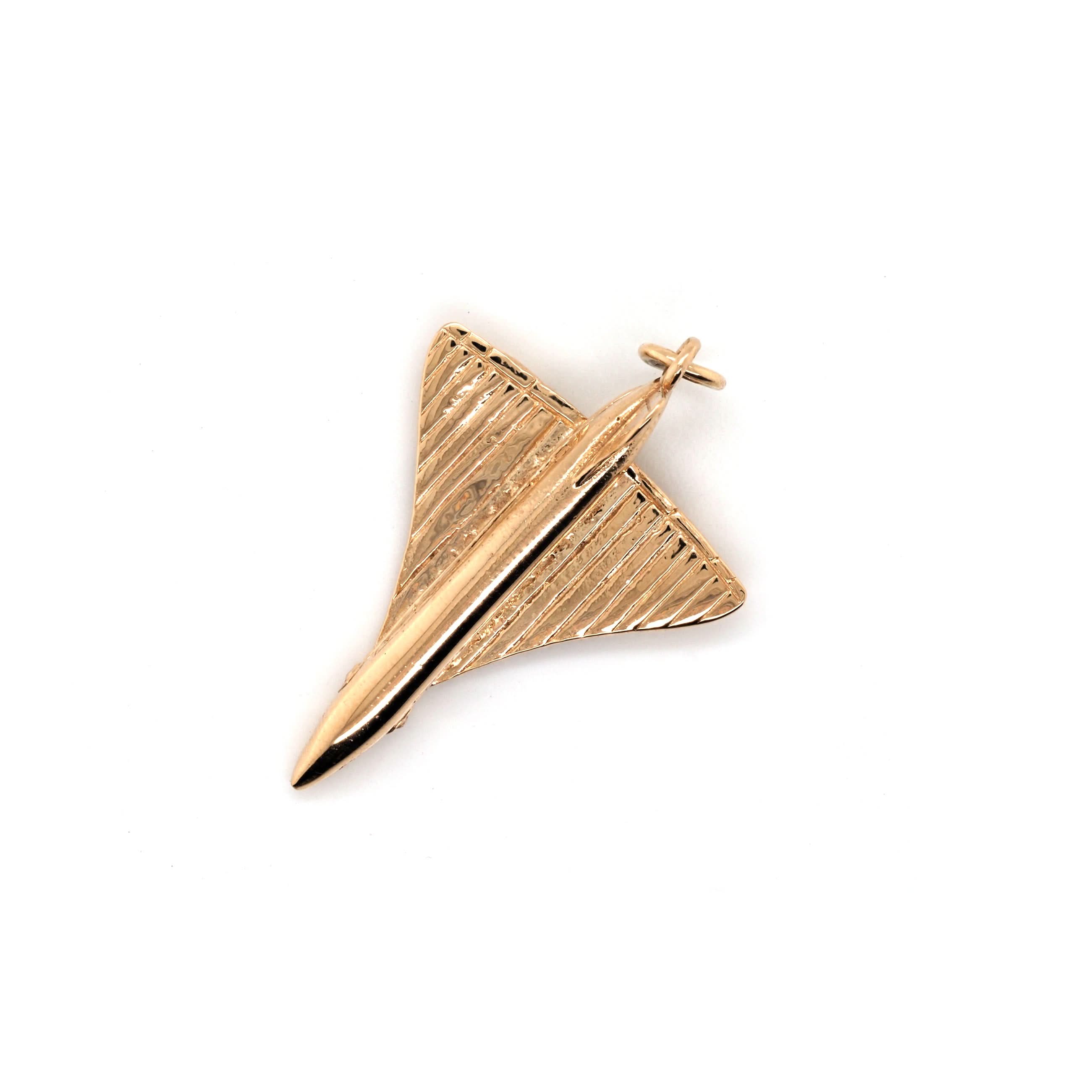 Ogden of Harrogate Jewellery 9ct Yellow Gold Concorde Charm