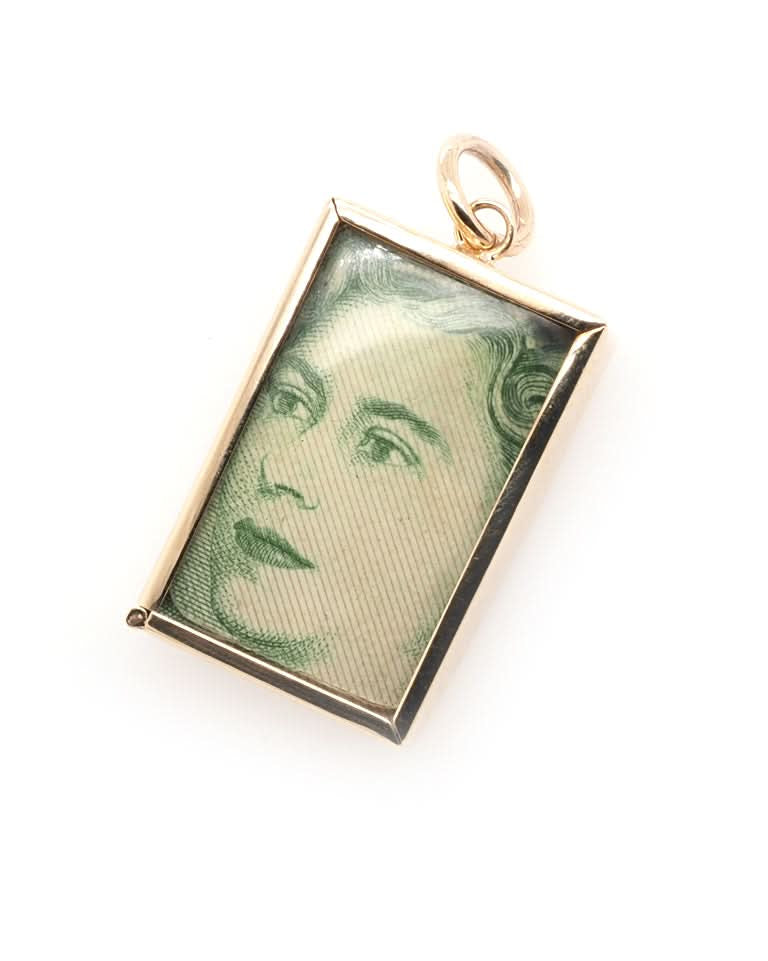 Ogden of Harrogate Jewellery 9ct Yellow Gold Emergency Shilling Box Charm