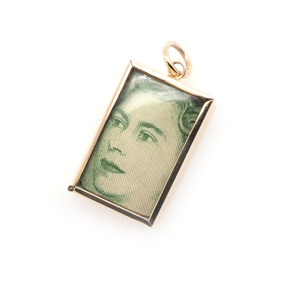 Ogden of Harrogate Jewellery 9ct Yellow Gold Emergency Shilling Box Charm