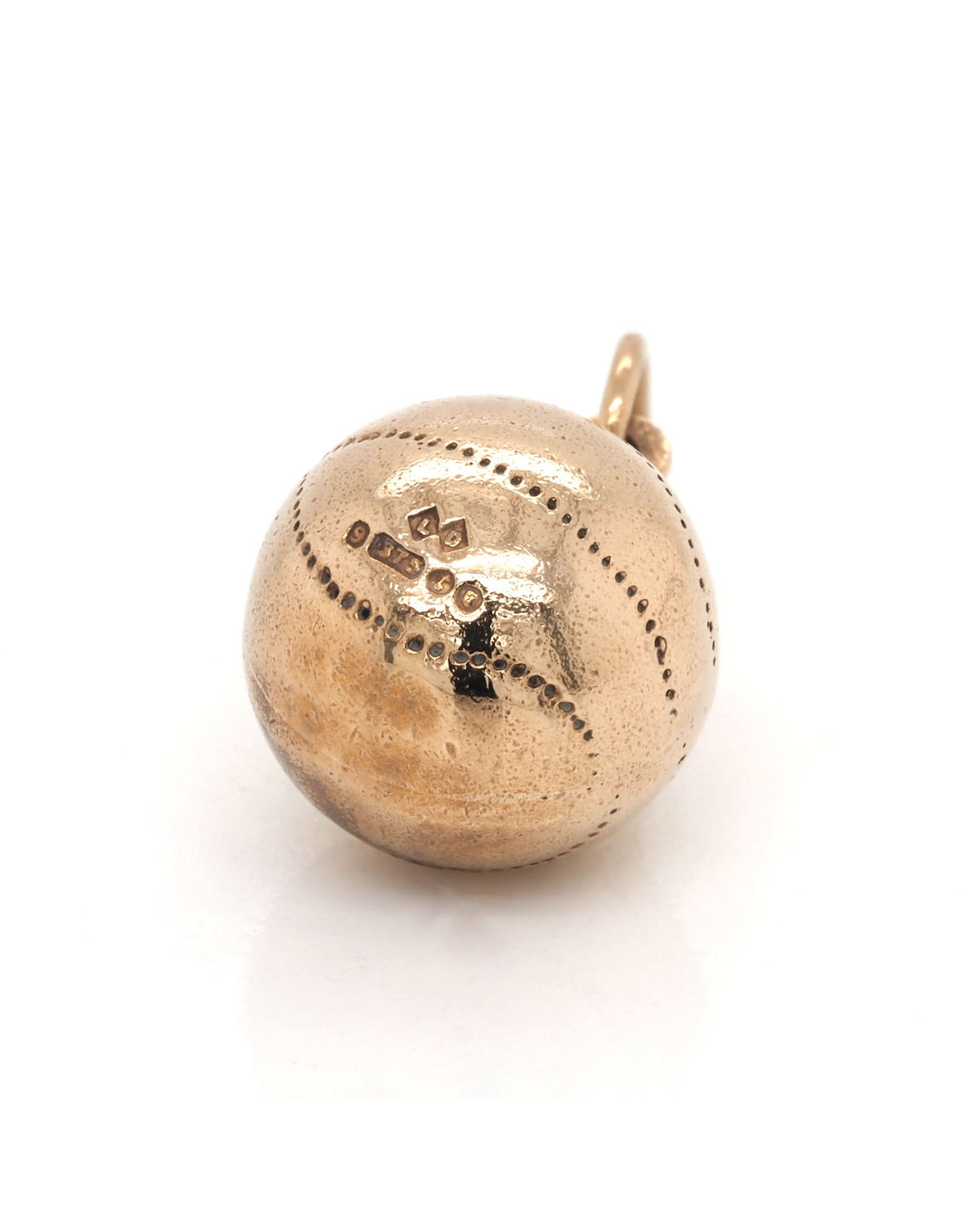 Ogden of Harrogate Jewellery 9ct Yellow Gold Football Charm