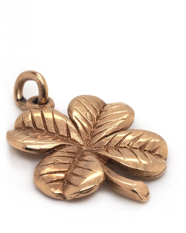 Ogden of Harrogate Jewellery 9ct Yellow Gold Four Leaf Clover Charm