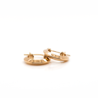Ogden of Harrogate Jewellery 9ct Yellow Gold Knife Edge Hoop Earrings