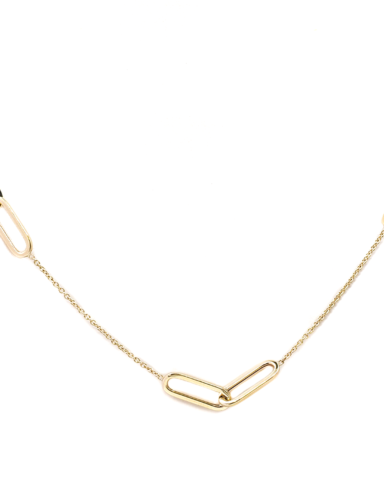 Ogden of Harrogate Jewellery 9ct Yellow Gold Oval Link 32" Chain Necklace