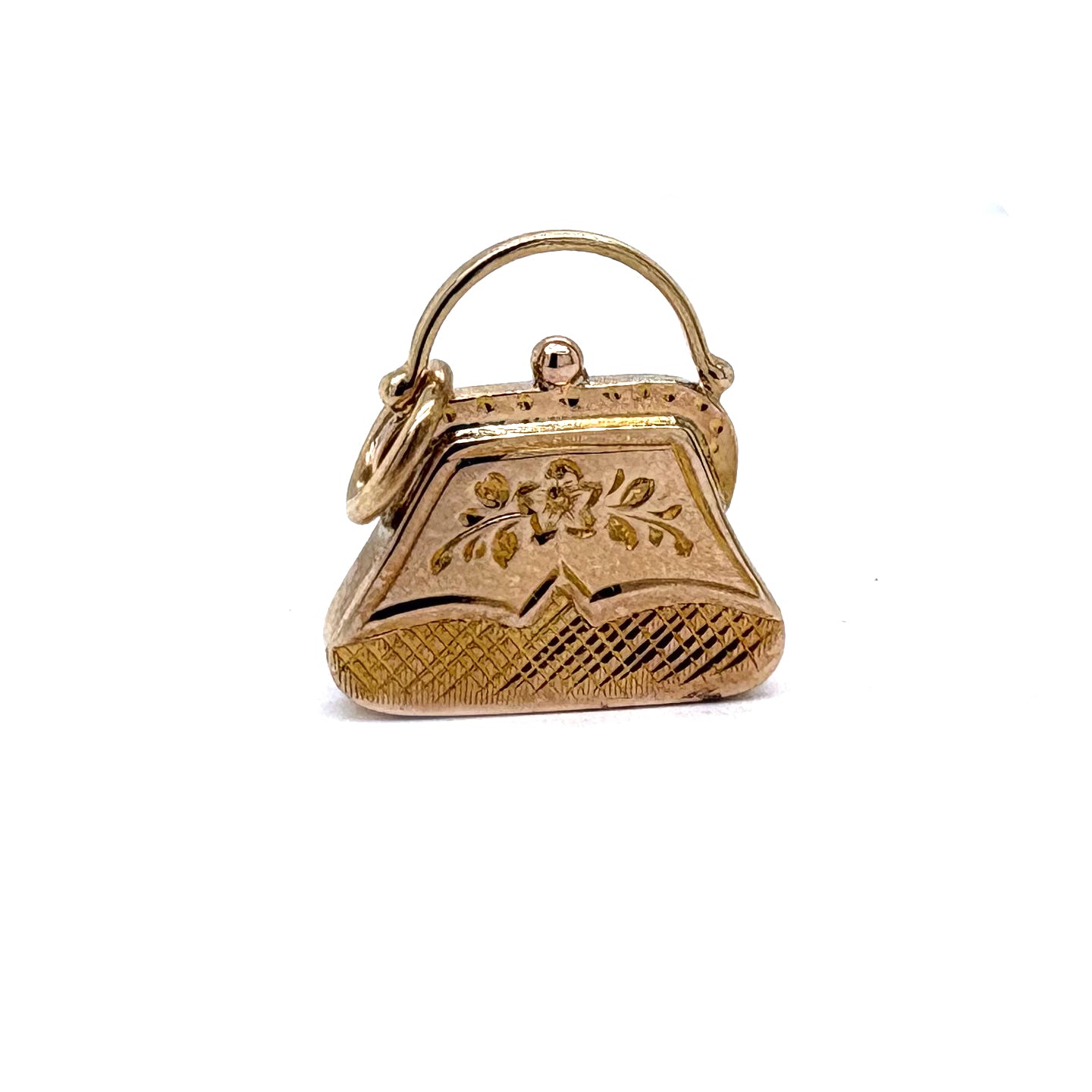 Ogden Of Harrogate Jewellery A 9ct Gold Purse Charm