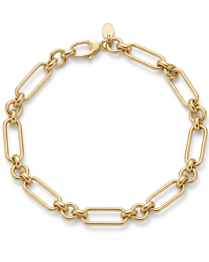 Ogden Of Harrogate Jewellery A Fancy Link Bracelet in 9ct Yellow Gold