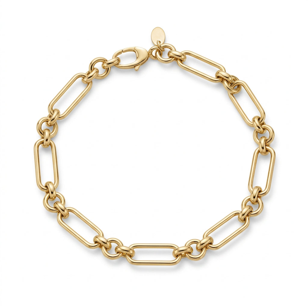 Ogden Of Harrogate Jewellery A Fancy Link Bracelet in 9ct Yellow Gold