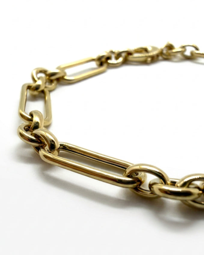 Ogden Of Harrogate Jewellery A Fancy Link Bracelet in 9ct Yellow Gold