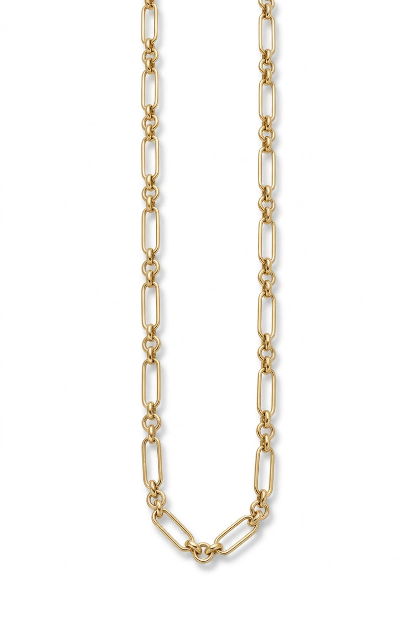 Ogden Of Harrogate Jewellery A Fancy Link Necklace in 9ct Yellow Gold