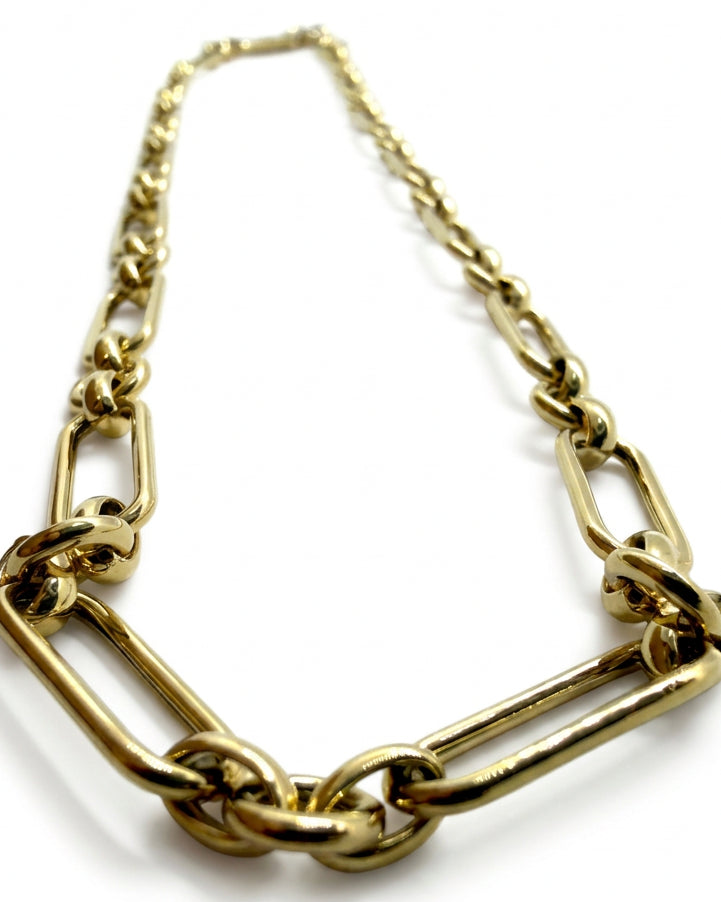 Ogden Of Harrogate Jewellery A Fancy Link Necklace in 9ct Yellow Gold
