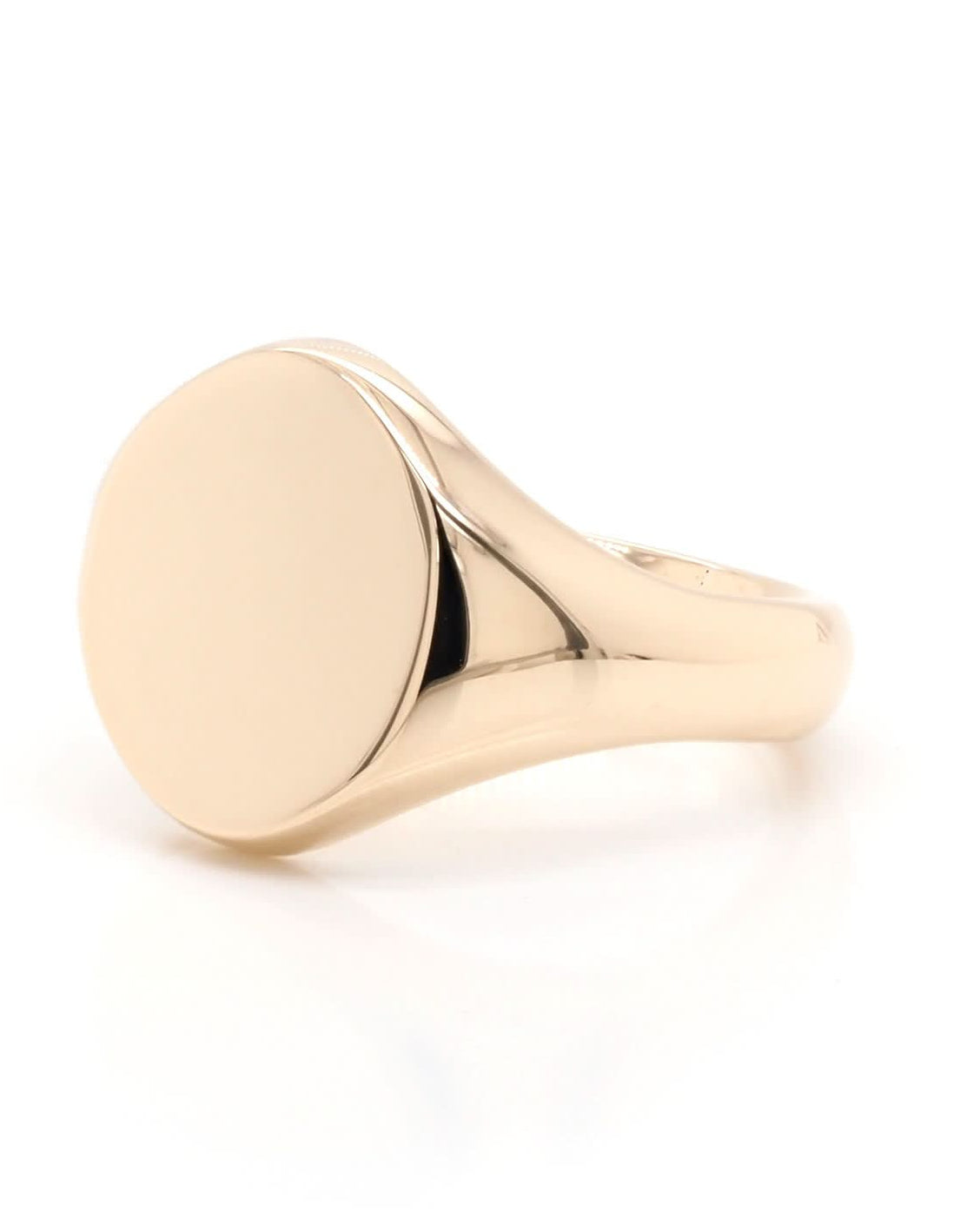 Ogden of Harrogate Jewellery A Large 9ct Gold Oval Signet Ring