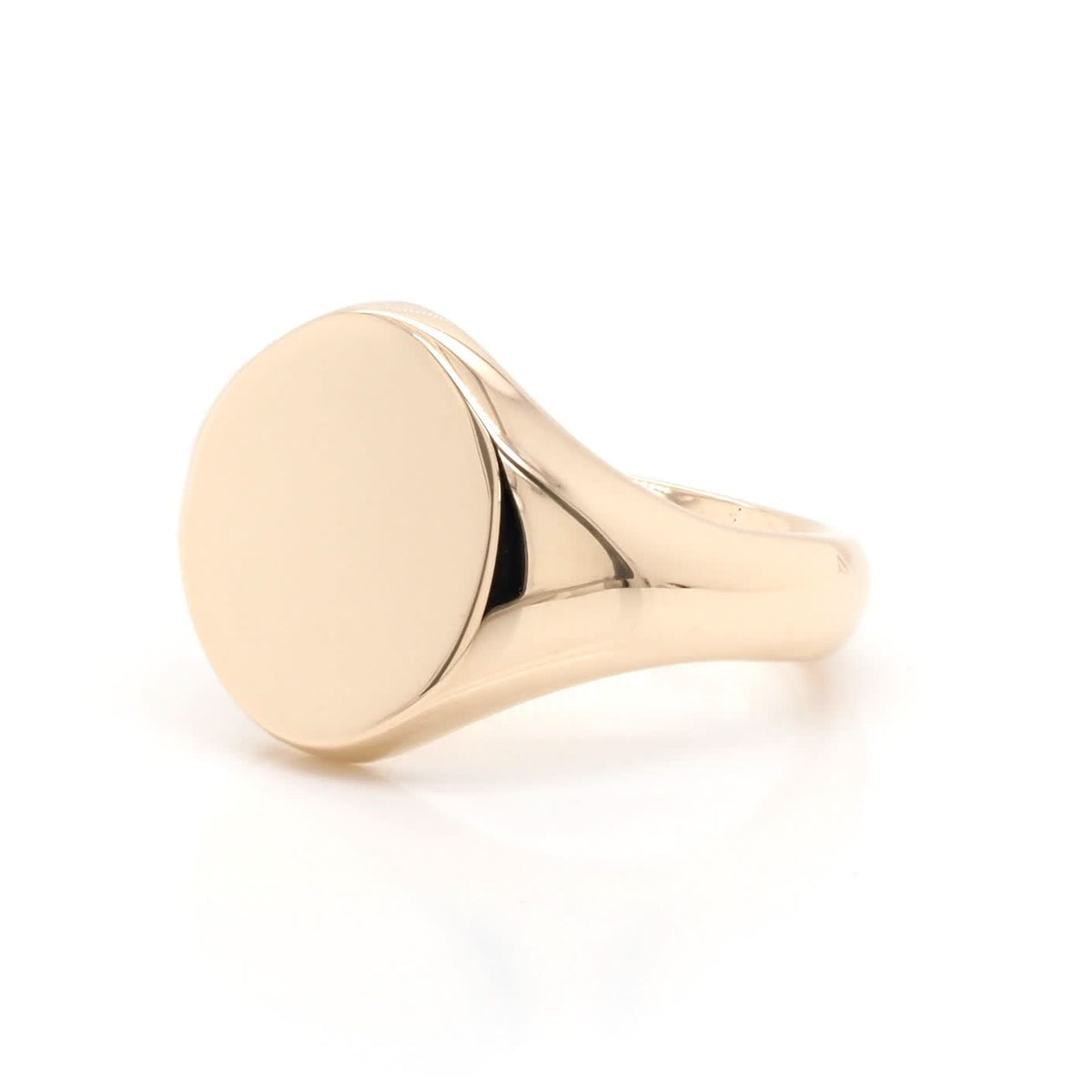 Ogden of Harrogate Jewellery A Large 9ct Gold Oval Signet Ring