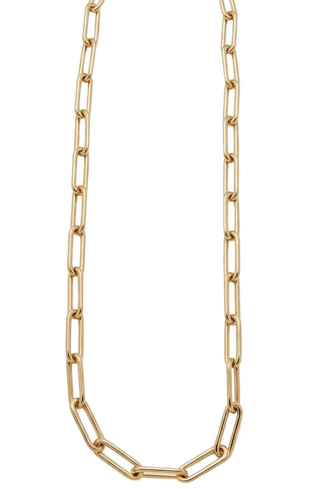 Ogden Of Harrogate Jewellery A Long Oval Link Chain Necklace in 9ct Yellow Gold, 18 inch