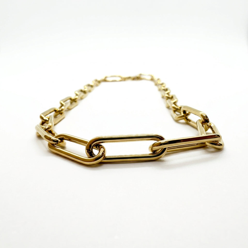 Ogden Of Harrogate Jewellery A Long Oval Link Chain Necklace in 9ct Yellow Gold, 18 inch