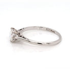 Ogden of Harrogate Jewellery Art Deco Platinum Diamond Solitaire Ring