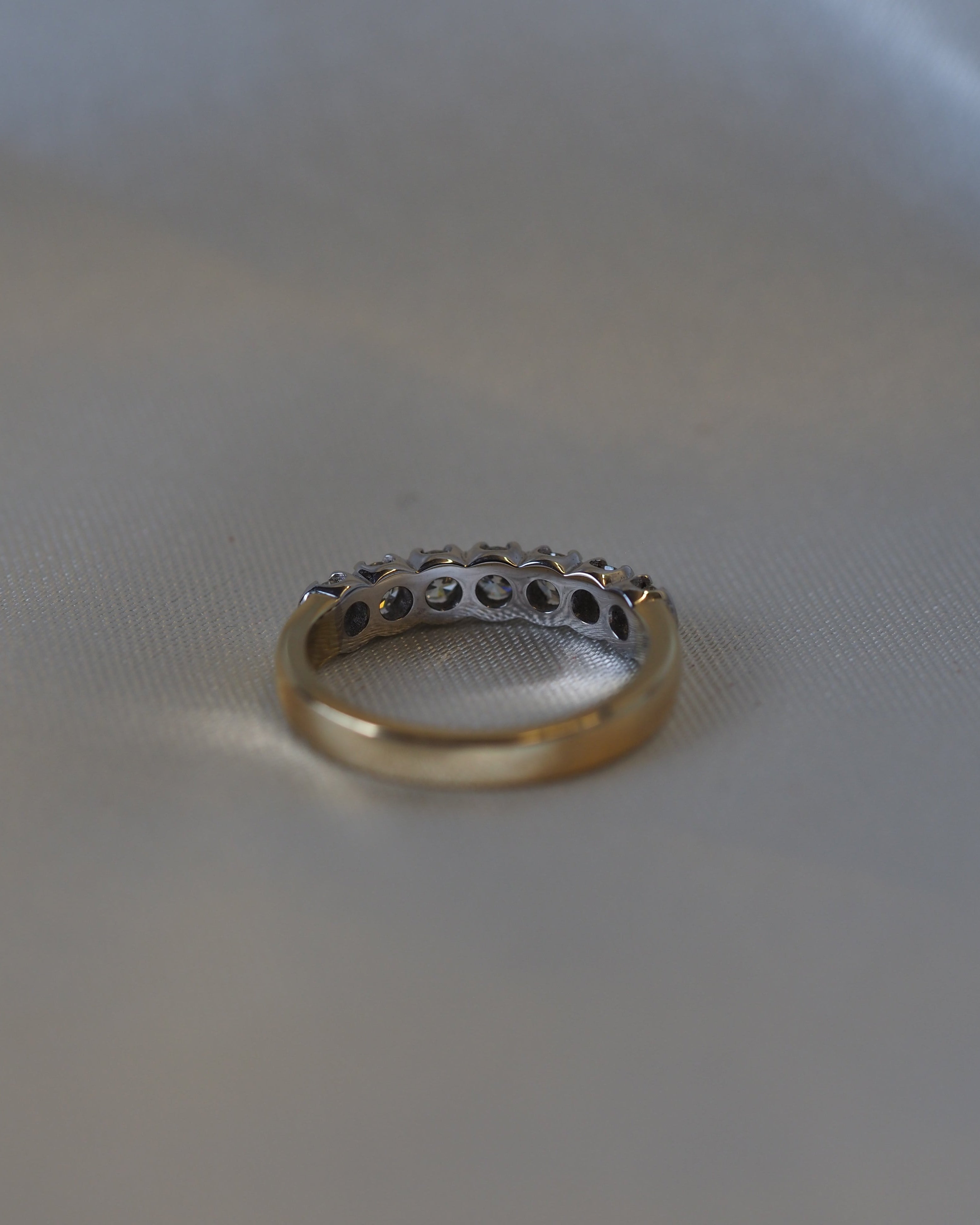 Ogden of Harrogate Jewellery Diamond Half-Eternity Ring in 18ct Yellow Gold