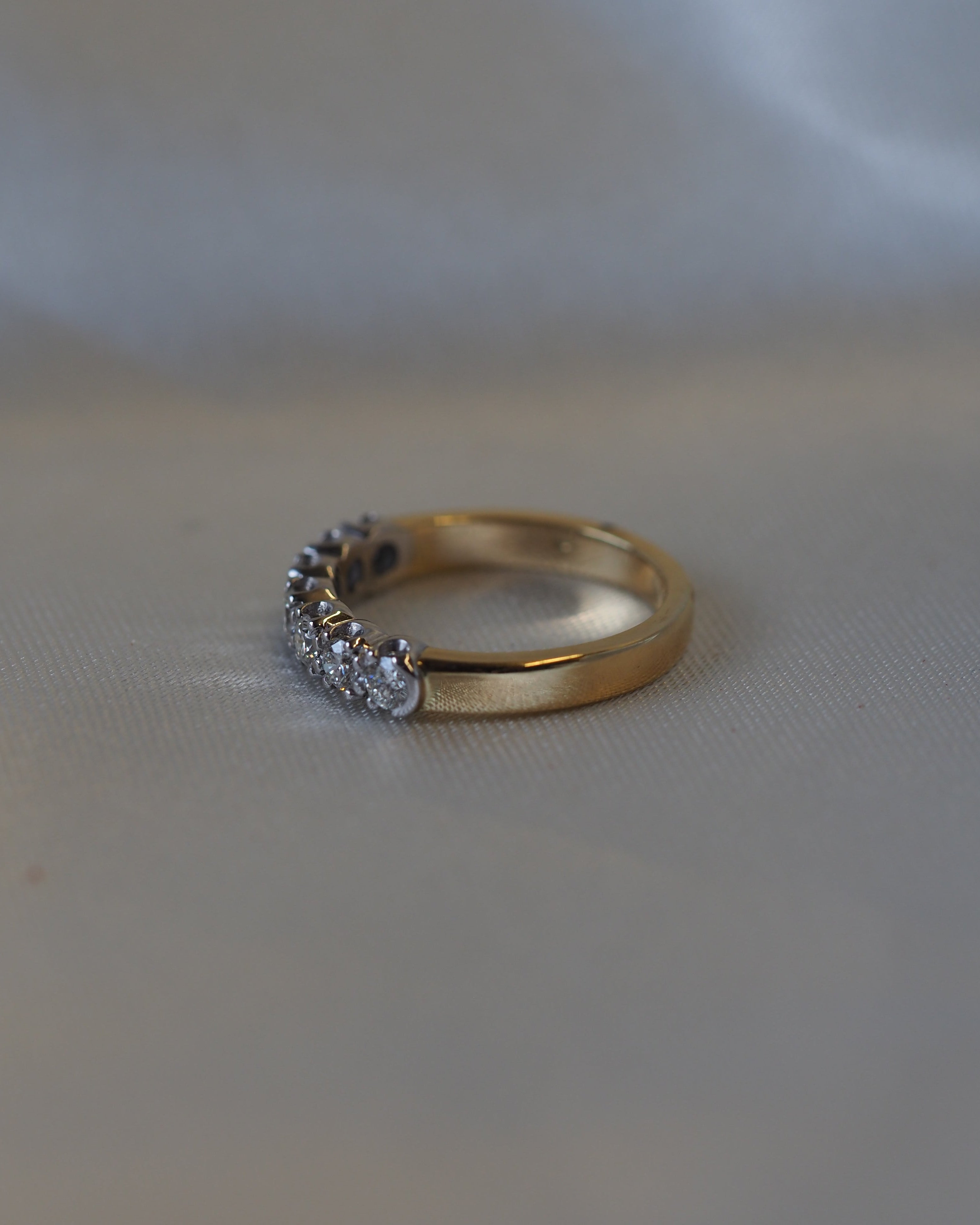 Ogden of Harrogate Jewellery Diamond Half-Eternity Ring in 18ct Yellow Gold