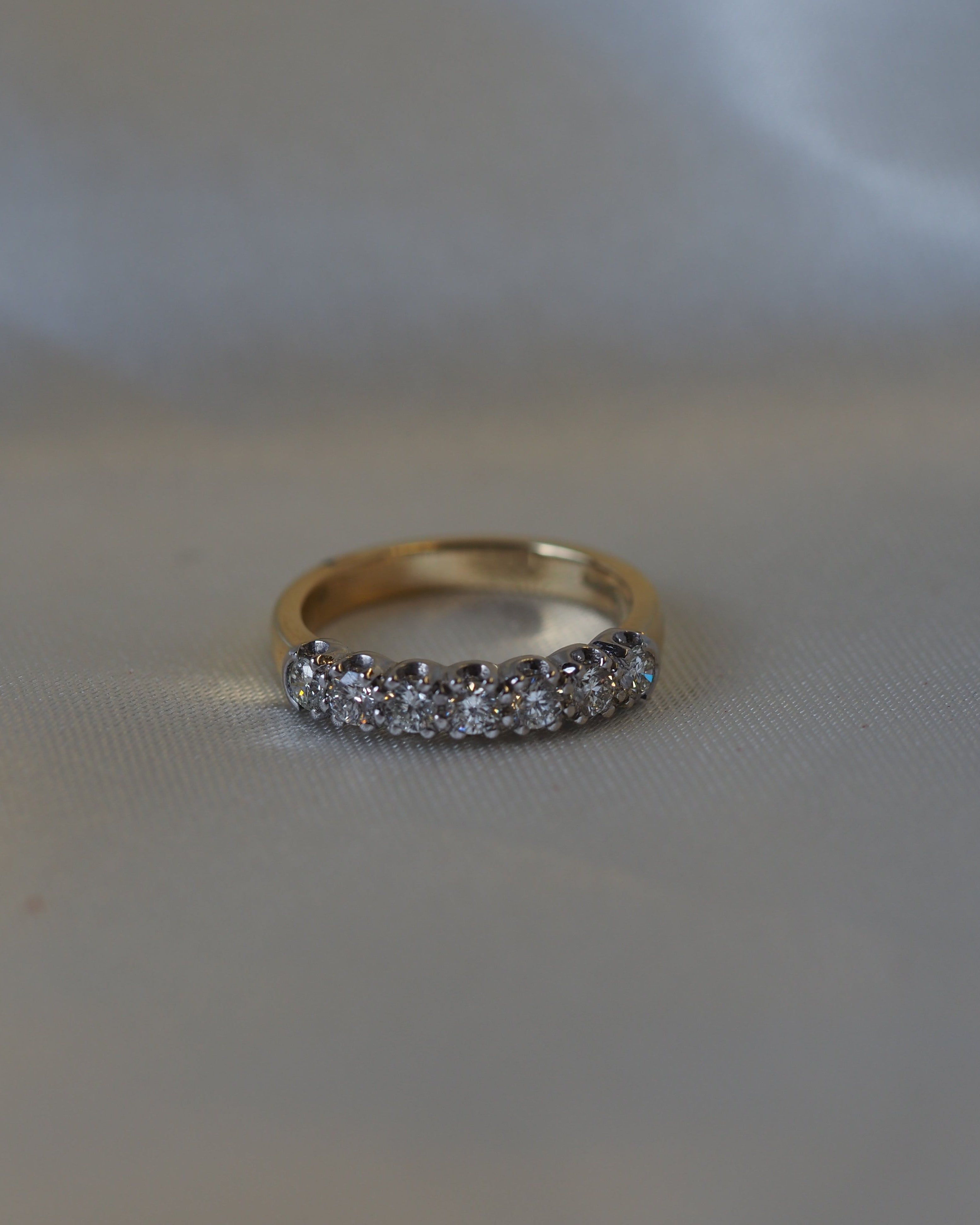 Ogden of Harrogate Jewellery Diamond Half-Eternity Ring in 18ct Yellow Gold