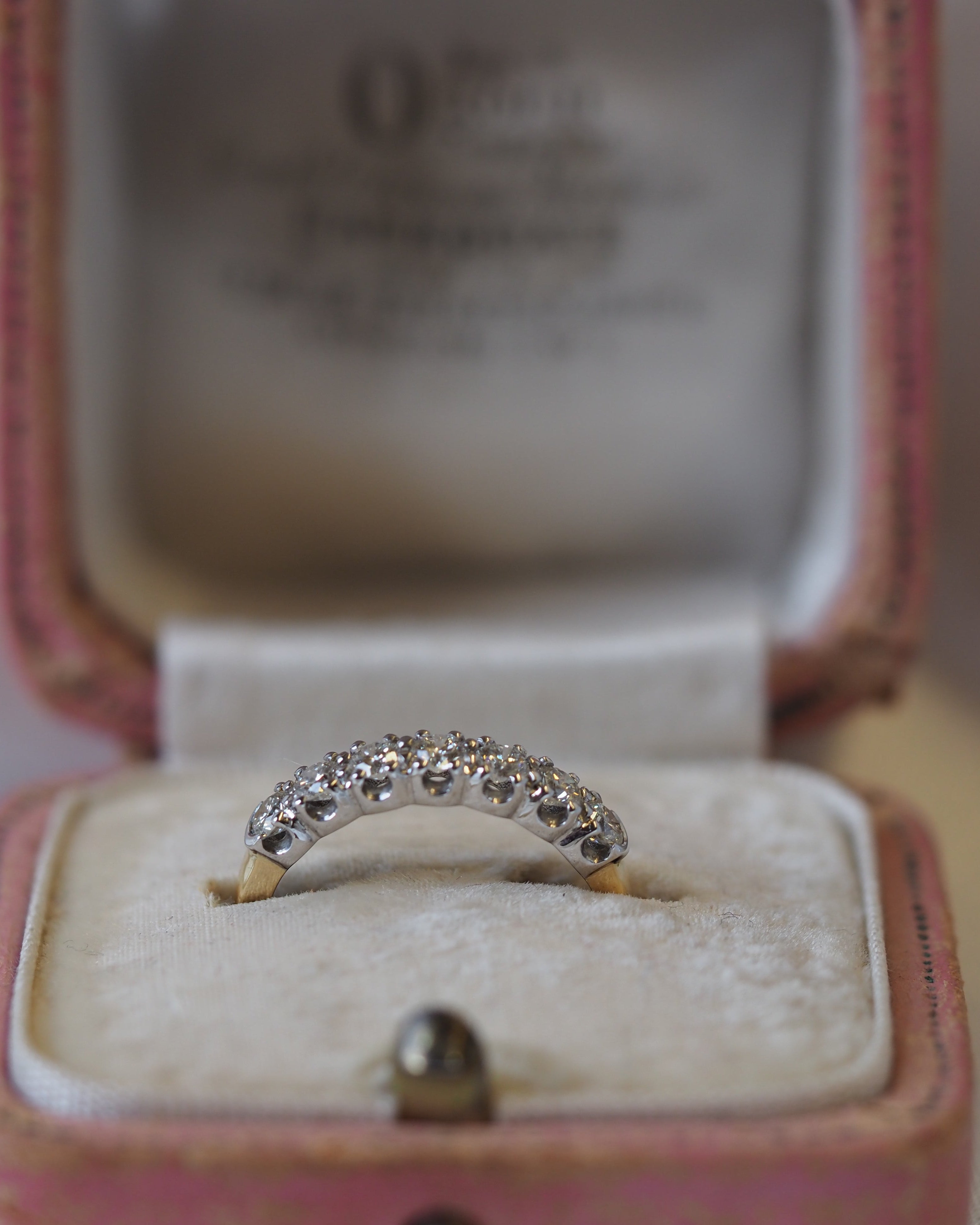 Ogden of Harrogate Jewellery Diamond Half-Eternity Ring in 18ct Yellow Gold