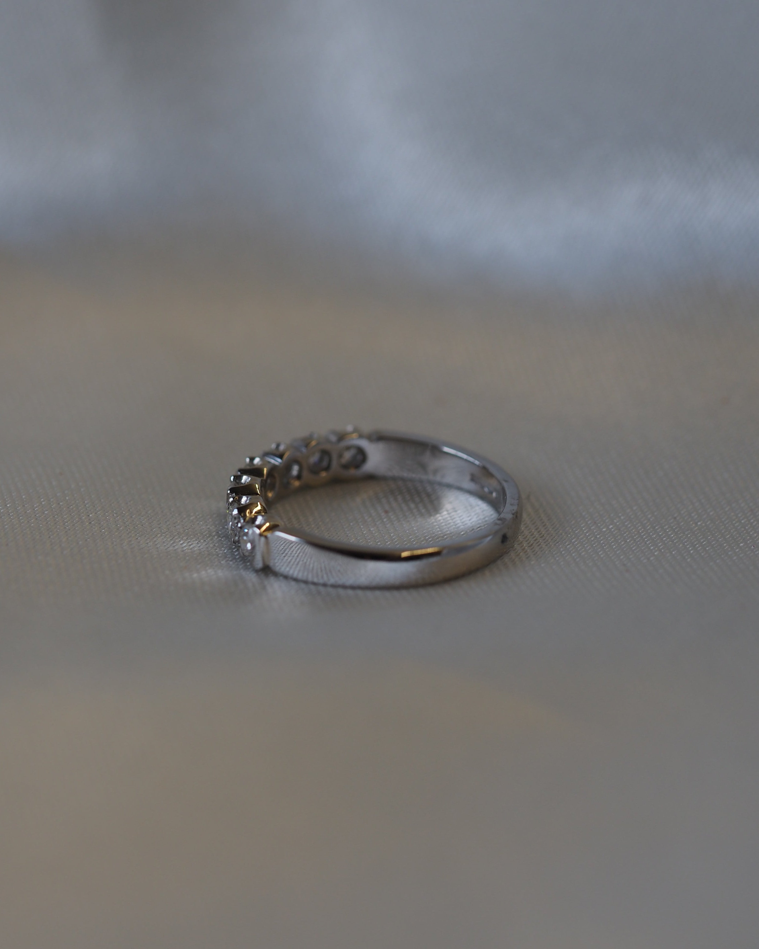 Ogden of Harrogate Jewellery Diamond Half-Eternity Ring in Platinum