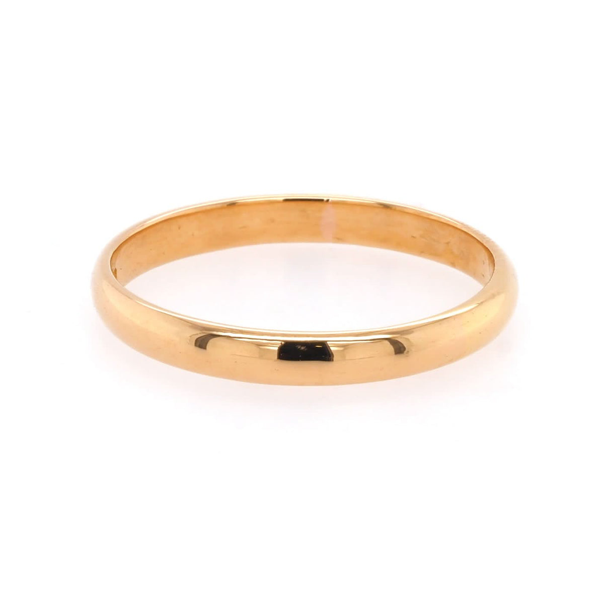 Ogden of Harrogate Jewellery Edwardian 22ct Yellow Gold Wedding Band, c.1913